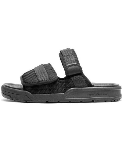 New Balance 3201 Series Velcro Fashion Sports Slippers - Black