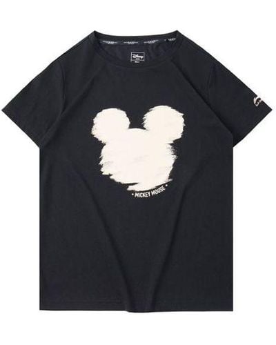 Li-ning X Disney Crossover Mickey Avatar Printing Short Sleeve - Black