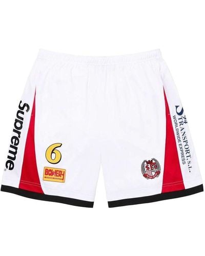 Supreme Soccer Shorts - Red