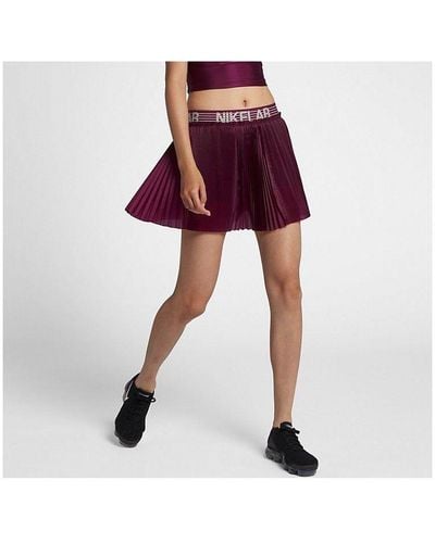 Nike Lab Tennis Pleated Skirt 2in - Red