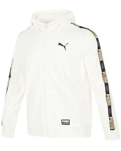 PUMA Handwriting Label Jacket - White