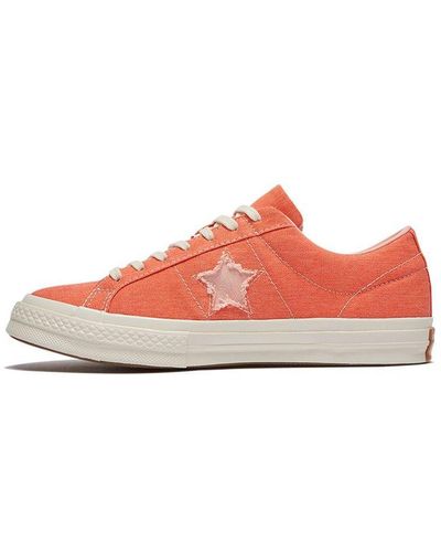 Converse One Star Ox Turf Orange - Red