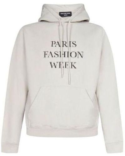 Balenciaga Paris Fashion Week Hoodie - Gray