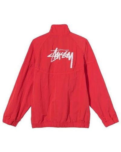 Stussy X Nike Crossover Long Sleeves Training Jacket - Red