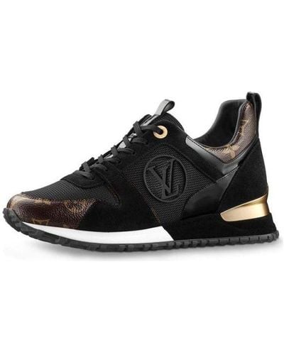 Louis Vuitton Lv Run Away Sports Shoes - Black