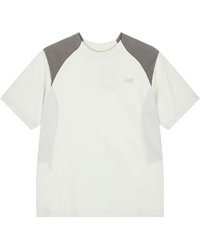 New Balance X Liangdong Color Block T-shirt - White