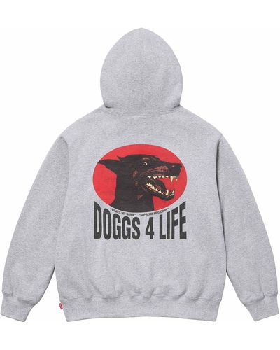Supreme doggs Hooded Sweatshirt - Gray