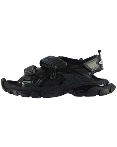 Balenciaga Track Sandal - Black