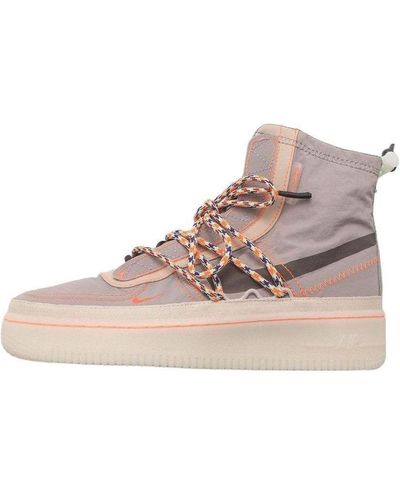 Nike Air Force 1 Shell Gray - Brown