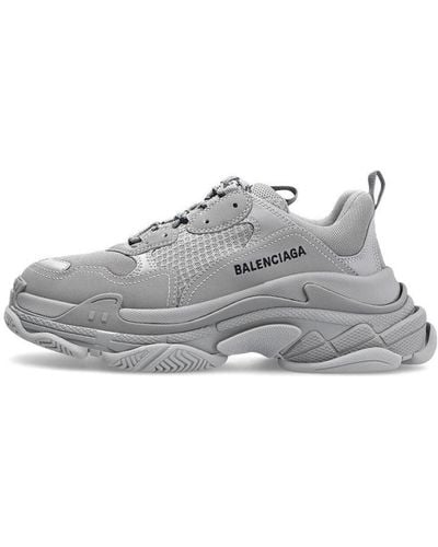 Balenciaga Triple S Daddy Shoes - Gray