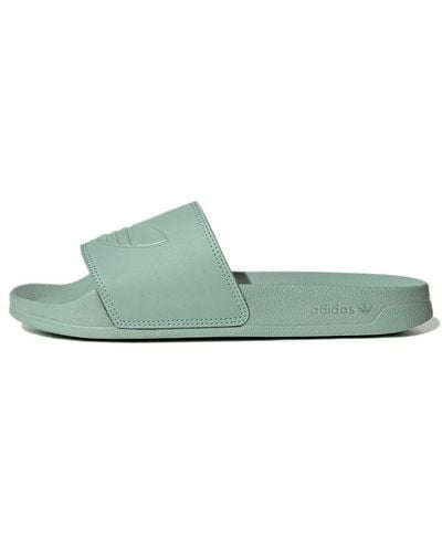 adidas Originals Adilette Lite Lightweight Cozy Casual Slippers - Green