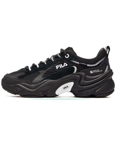 Fila Damping Wearable Platform Clunky Shoes - Black