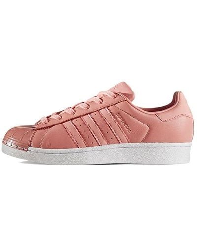 Adidas Superstar Pink Sneakers for Women - Up to 20% off | Lyst