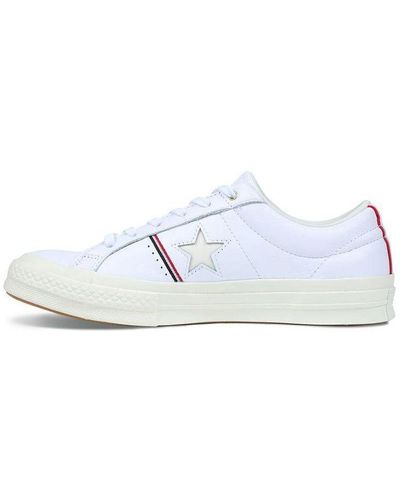 Converse One Star Piping Low Top In White