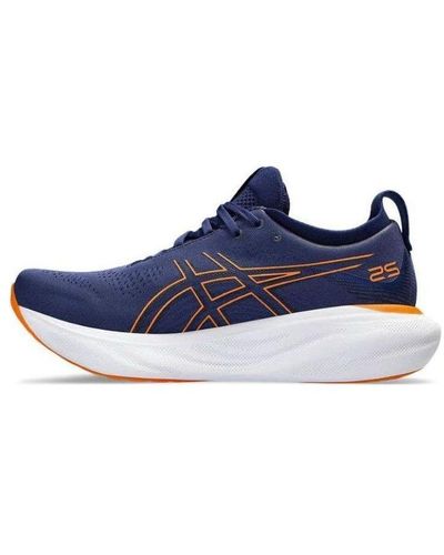 Asics Gel Nimbus 25 S Running Shoes Blue/orange 7