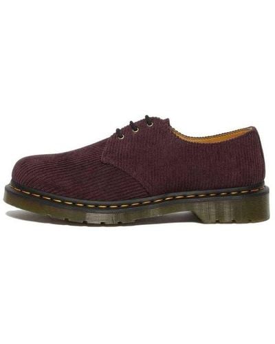 Dr. Martens 1461 Corduroy Shoes - Red