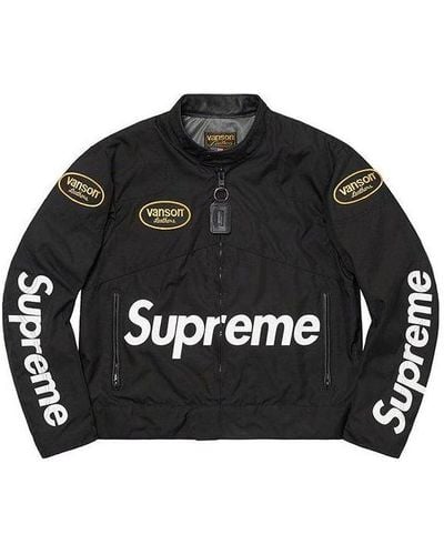 Supreme X Vanson Leathers Cordura Jacket - Black