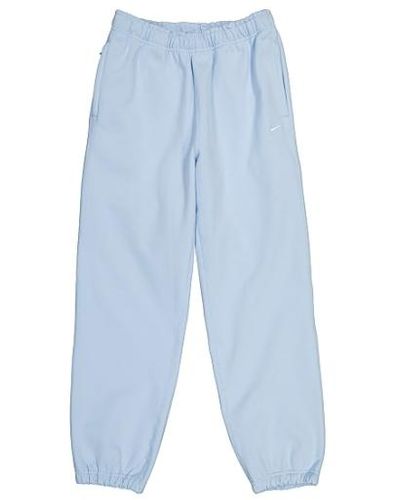 Nike Solo Swoosh Fleece Pants - Blue