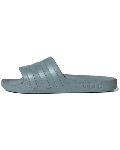 adidas Adilette Aqua Non-slip Wear-resistant Shoe Gray - Blue