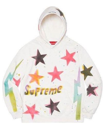 Supreme Gonz Stars Hooded Sweatshirt - White