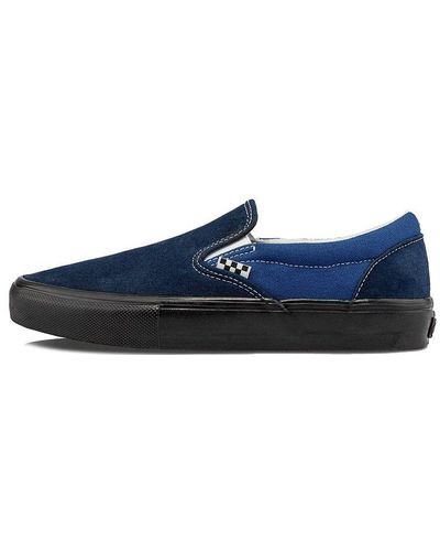 Vans Skate Slip-on Vcu Sneakers Black - Blue