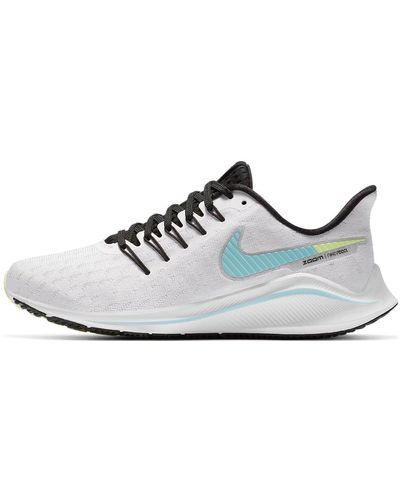 Nike Air Zoom Vomero 14 Running Shoes In White,