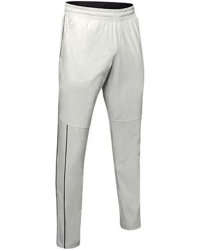 Under Armour Athlete Recovery Woven Warm-up Pants - Gray