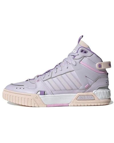 adidas Neo D-pad Mid Tennis Shoes - Purple