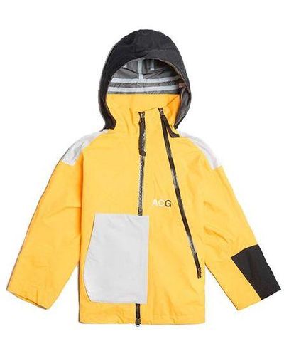 Nike Lab Acg Deploy Gore-tex Jacket For - Yellow