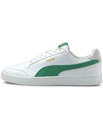 PUMA Shuffle Sneakers White - Green