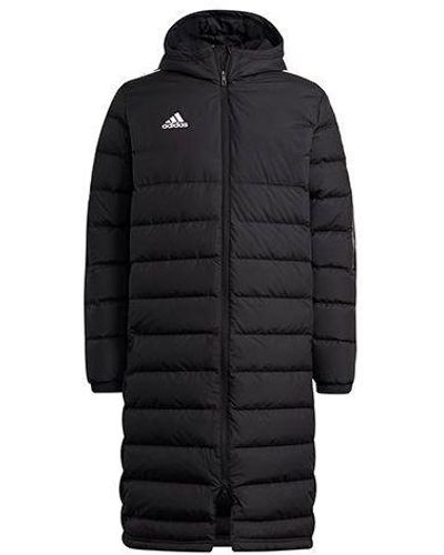 adidas Tiro21l Down Football Hood Warm Down Jacket - Black