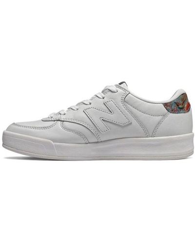 New Balance 300 Shoes For White - Gray