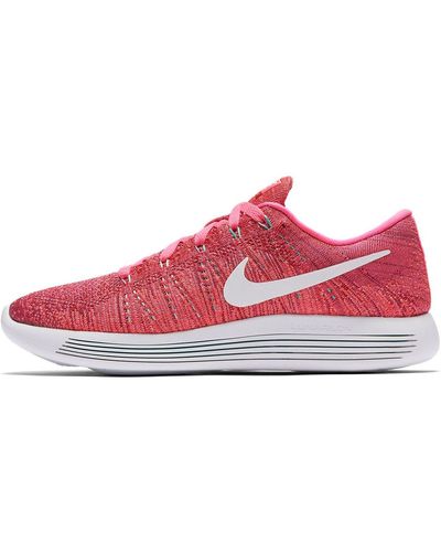 Nike Lunarepic Low Flyknit Pink - Red