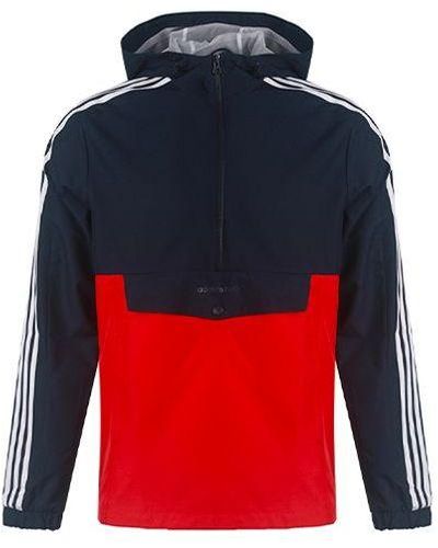 adidas Neo Casual Windproof Sports Hooded Jacket - Blue