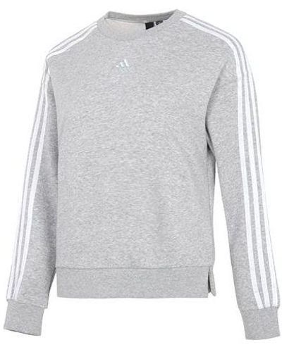 adidas Mh 3-stripes Sweatshirts - Gray