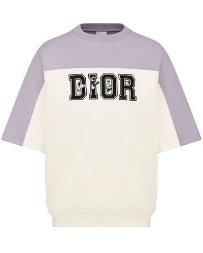 Dior X Kenny Scharf Crossover Fw21 Loose Pullover Short Sleeve - White