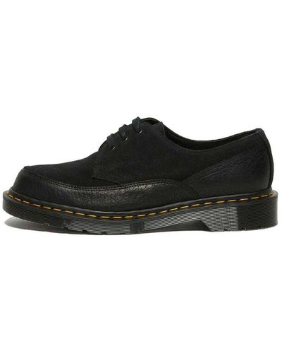 Dr. Martens 1461 Guard Made In England Leather Lace Up - Black