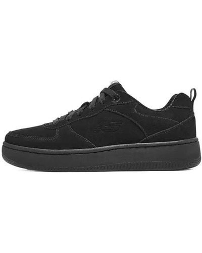 Skechers Sport Casual Skate Shoes - Black