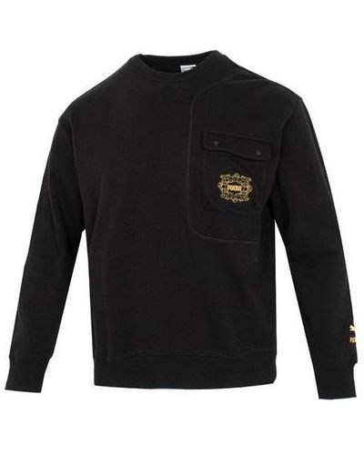 PUMA Das Cc Graphic Crew Sweater - Black