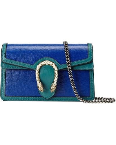 Gucci Dionysus Single-shoulder Bag Super Mini Blue
