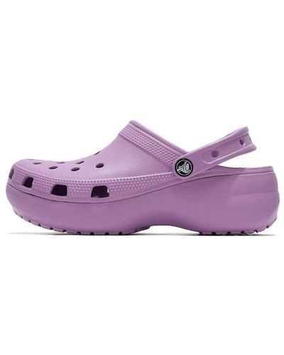 Crocs™ Classic Clouds Retro Beach Shoe - Purple