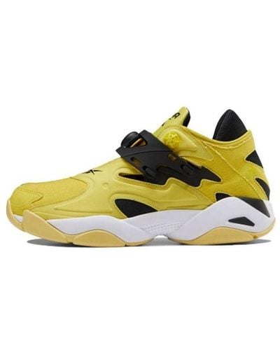 Reebok Pump Court Running Shoes Black - Yellow