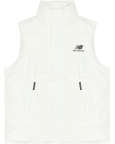 New Balance Pocket Puffer Vest - White