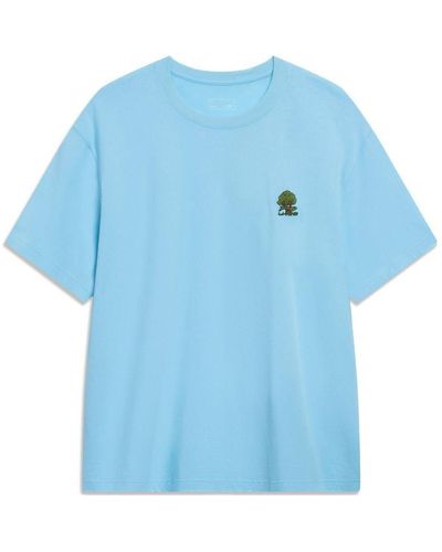Li-ning Small Tree Graphic T-shirt - Blue