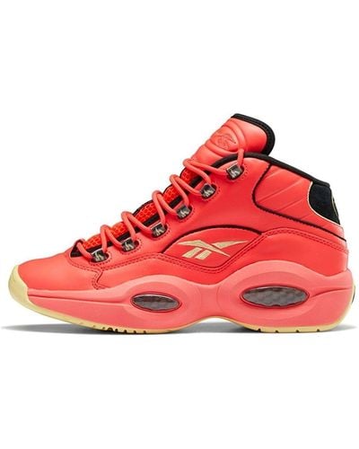 Reebok Hot Ones X Question Mid - Red