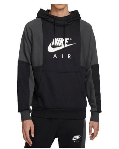 Nike Air Pullover Fleece Hoodie - Black