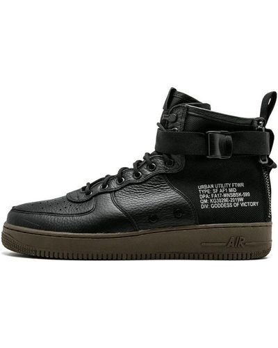 Nike Sf Af1 Mid Qs Shoes - Black
