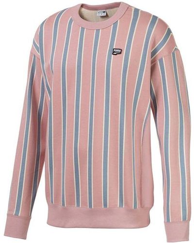 PUMA Downtown Long Sleeve Sweater - Pink
