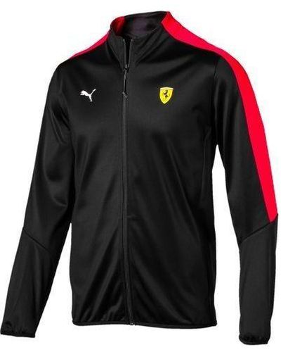PUMA Scuderia Ferrari T7 Track Jacket - Black
