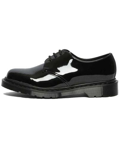 Dr. Martens 1461 Made In England Mono Patent Leather Oxford Shoes - Black